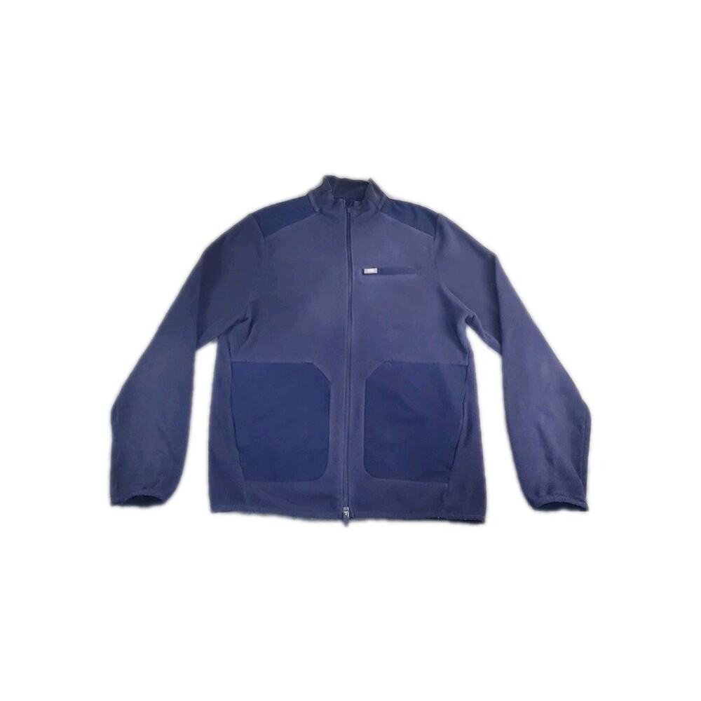 FIGS On Shift Jacket Mens Sz M Blue Fleece Full Zip Pack Primaloft Workwear C23